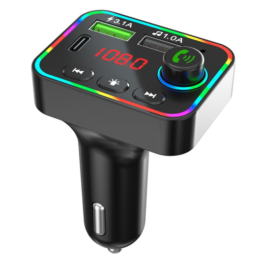 F4 Car MP3 Player FM Transmitter Colorful Backlight USB Charger Dual USB Car Accessories by buy2fix
