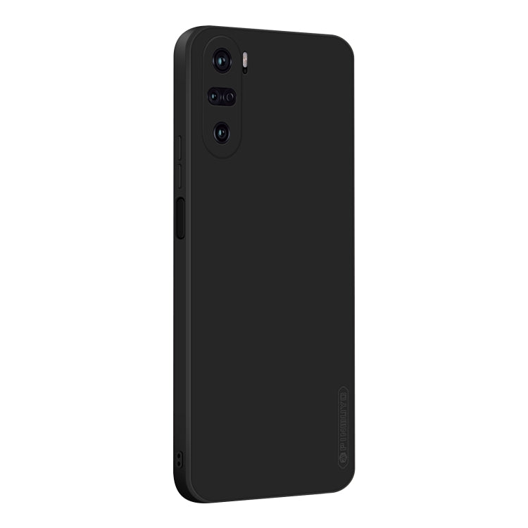 For Xiaomi Redmi K40 / K40 Pro / K40 Pro+/Poco F3/ Mi 11i / Mi 11X PINWUYO Touching Series Liquid Silicone TPU Shockproof Case(Black) - Xiaomi Cases by PINWUYO | Online Shopping UK | buy2fix