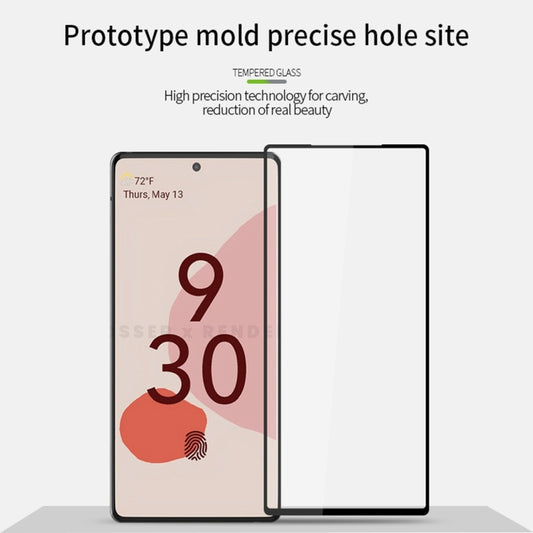 For Google Pixel 6 PINWUYO 9H 2.5D Full Screen Tempered Glass Film(Black) by PINWUYO