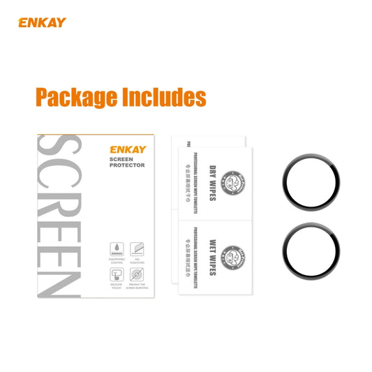 2 PCS For Huawei WATCH 3 46mm ENKAY Hat-Prince 3D Full Coverage Soft PC Edge + PMMA HD Screen Protector Film by ENKAY
