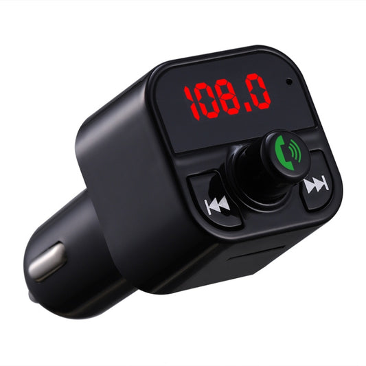 X5 Handsfree Car Kit FM Transmitter Wireless Audio Receiver Auto MP3 Player Dual USB Fast Charger - In Car by buy2fix | Online Shopping UK | buy2fix