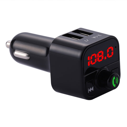 X5 Handsfree Car Kit FM Transmitter Wireless Audio Receiver Auto MP3 Player Dual USB Fast Charger by buy2fix