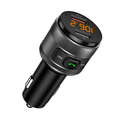 C57 QC3.0 Wireless FM Transmitter Fast Car Charger Bluetooth 5.0 Hands-free Car Modulator USB Flash Memory MP3 Player - In Car by buy2fix | Online Shopping UK | buy2fix