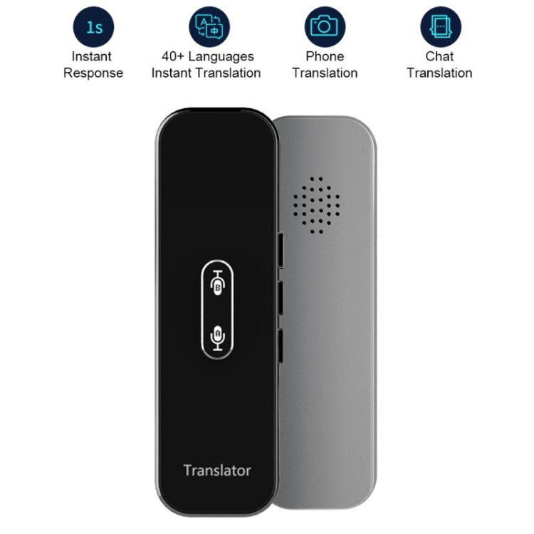 G6X Smart Real Time Voice Translator 40 Languages for Android IOS and Smartphone(Black) - Consumer Electronics by buy2fix | Online Shopping UK | buy2fix