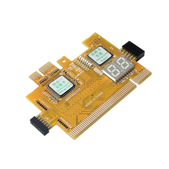 Carte de Diagnostic PCI-E LPC pour ordinateur de bureau 4 en 1, carte de Test de détection de panne de carte mère