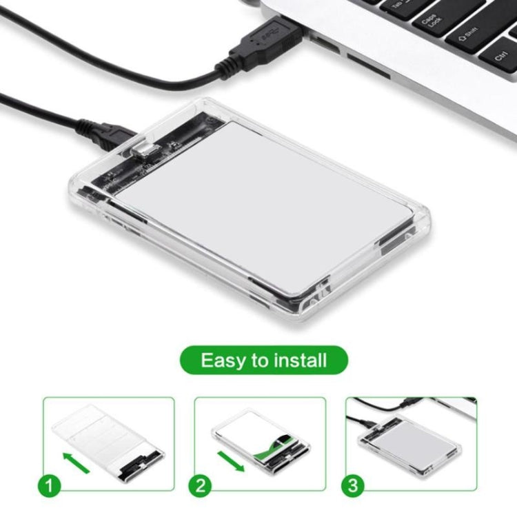 2.5 Inch SATA to USB 3.1 Gen 2 Portable Enclosure -  by buy2fix | Online Shopping UK | buy2fix