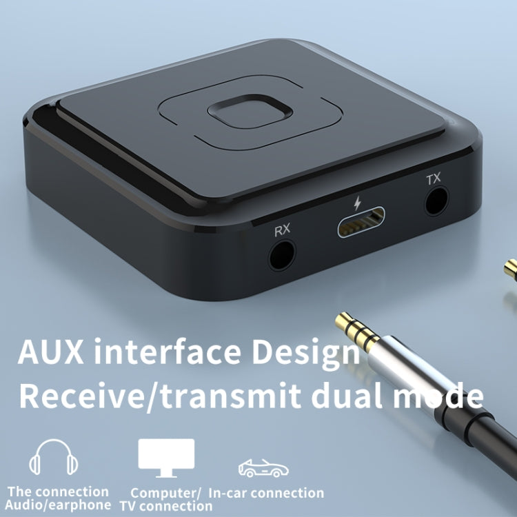 BT-22  5.1 Bluetooth Receiver &Transmitter 2 in 1 Supports Voice Calls - Apple Accessories by buy2fix | Online Shopping UK | buy2fix