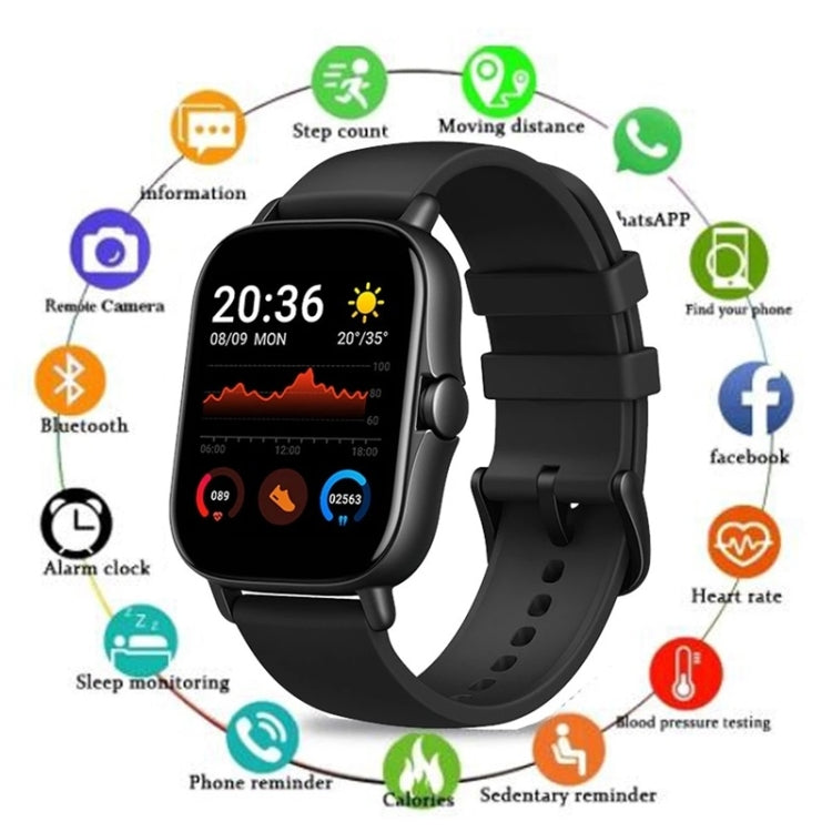 Y13S 1.69 inch Color Screen Smart Watch, IP67 Waterproof,Support Bluetooth Call/Heart Rate Monitoring/Blood Pressure Monitoring/Blood Oxygen Monitoring/Sleep Monitoring(Black) - Smart Wear by buy2fix | Online Shopping UK | buy2fix