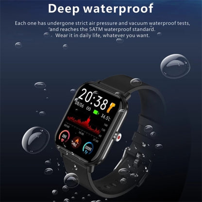 Q9pro 1.7 inch Color Screen Smart Watch, IP68 Waterproof,Support Temperature Monitoring/Heart Rate Monitoring/Blood Pressure Monitoring/Blood Oxygen Monitoring/Sleep Monitoring(Orange) - Smart Wear by buy2fix | Online Shopping UK | buy2fix