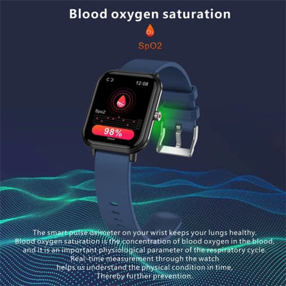 Q9pro 1.7 inch Color Screen Smart Watch, IP68 Waterproof,Support Temperature Monitoring/Heart Rate Monitoring/Blood Pressure Monitoring/Blood Oxygen Monitoring/Sleep Monitoring(Orange) - Smart Wear by buy2fix | Online Shopping UK | buy2fix