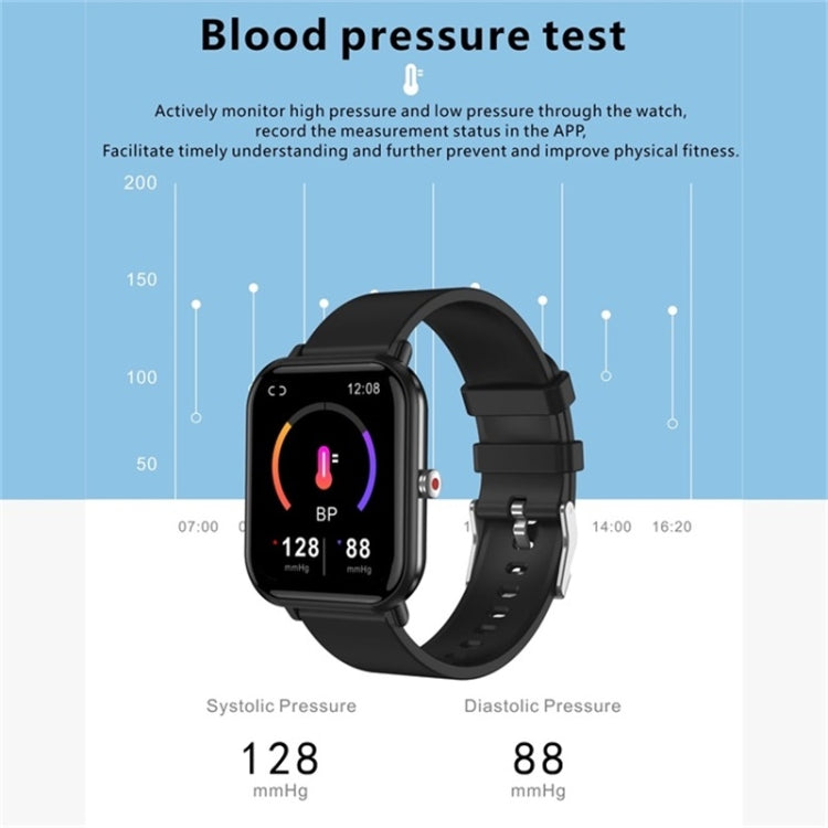 Q9pro 1.7 inch Color Screen Smart Watch, IP68 Waterproof,Support Temperature Monitoring/Heart Rate Monitoring/Blood Pressure Monitoring/Blood Oxygen Monitoring/Sleep Monitoring(Orange) - Smart Wear by buy2fix | Online Shopping UK | buy2fix