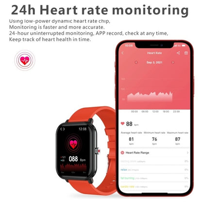 Q9pro 1.7 inch Color Screen Smart Watch, IP68 Waterproof,Support Temperature Monitoring/Heart Rate Monitoring/Blood Pressure Monitoring/Blood Oxygen Monitoring/Sleep Monitoring(Black) - Smart Wear by buy2fix | Online Shopping UK | buy2fix