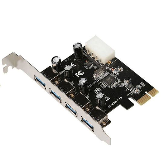 4 Port USB 3.0 Pci Express Expansion Card Pci-E Adapter by buy2fix