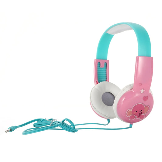 KID101 Portable Cute Children Learning Wired Headphone(Pink Green) by buy2fix