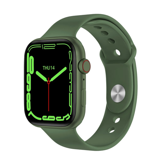 i7 pro 1.75 inch Color Screen Smart Watch, IP67 Waterproof,Support Bluetooth Call/Heart Rate Monitoring/Blood Pressure Monitoring/Blood Oxygen Monitoring/Sleep Monitoring(Green) - Smart Wear by buy2fix | Online Shopping UK | buy2fix