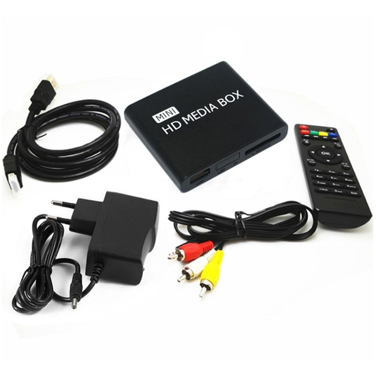 X9 Mini HD HDD Multimedia Player 4K Video Loop USB External Media Player AD Player(EU Plug) - Consumer Electronics by buy2fix | Online Shopping UK | buy2fix