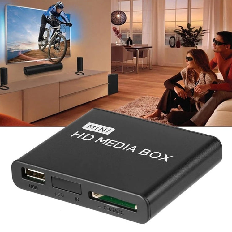 X9 Mini HD HDD Multimedia Player 4K Video Loop USB External Media Player AD Player(US Plug) - Consumer Electronics by buy2fix | Online Shopping UK | buy2fix