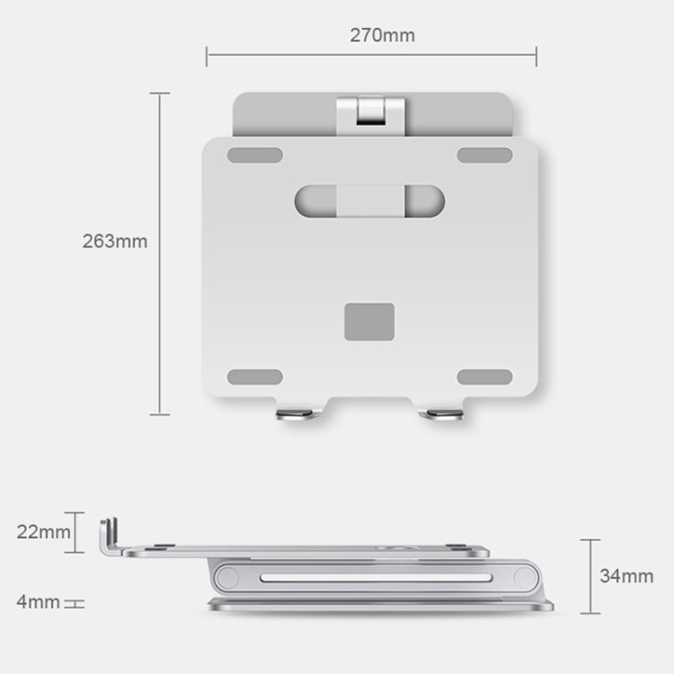 AP-2V Aluminum Alloy Laptop Stand - Computer & Networking by buy2fix | Online Shopping UK | buy2fix