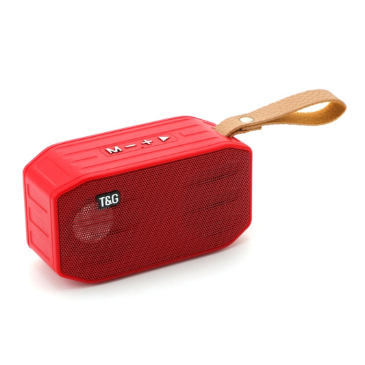 T&G TG296 Portable Wireless Bluetooth 5.0 Speaker Support TF Card / FM / 3.5mm AUX / U-Disk / Hands-free(Red) - Mini Speaker by T&G | Online Shopping UK | buy2fix