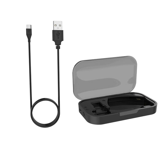 For Plantronics Voyager Legend / Voyager 5200 Bluetooth Headset Charging Box(Black) by buy2fix