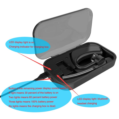 For Plantronics Voyager Legend / Voyager 5200 Bluetooth Headset Charging Box(Black) - Apple Accessories by buy2fix | Online Shopping UK | buy2fix