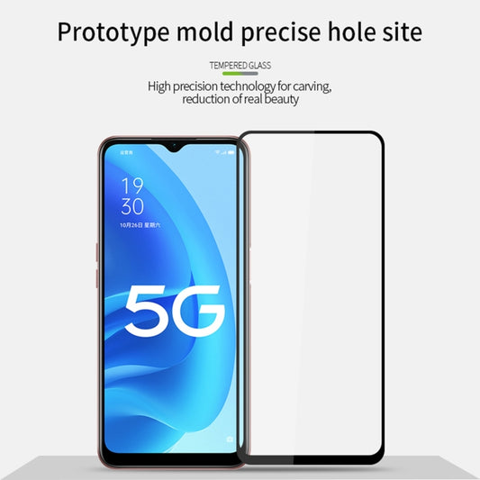 For OPPO A55 5G PINWUYO 9H 2.5D Full Screen Tempered Glass Film(Black) by PINWUYO
