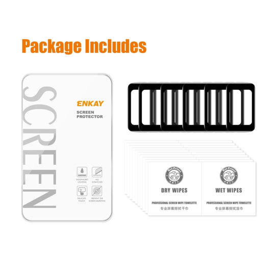 For Fitbit Charge 5 / Charge 6 10pcs ENKAY Hat-Prince 3D Curved Edge PC Edge PMMA HD Screen Film by ENKAY