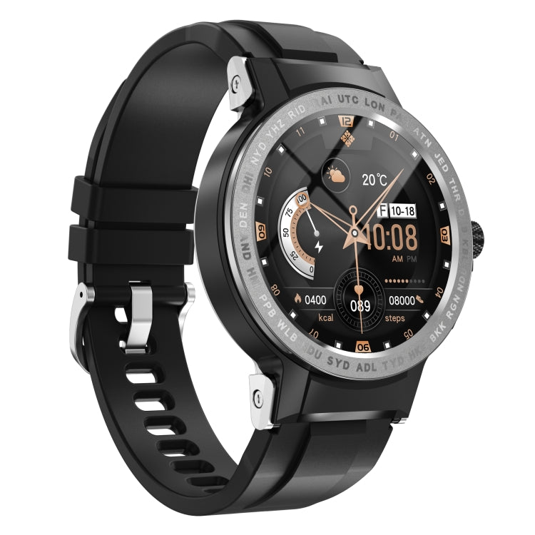 E19 1.28 inch Color Screen Smart Watch, IP68 Waterproof,Support Heart Rate Monitoring/Blood Pressure Monitoring/Blood Oxygen Monitoring/Sleep Monitoring(Black) - Smart Wear by buy2fix | Online Shopping UK | buy2fix