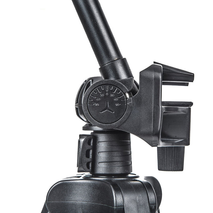 YUNTENG 6208 Aluminum Tripod Mount with Bluetooth Remote Control & 3-Way Head & Phone Clamp by YUNTENG