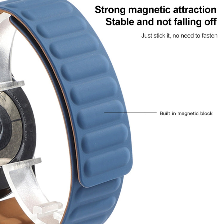 22mm Silicone Magnetic Watch Band For Honor Watch GS3 / Magic(Yellow) by buy2fix