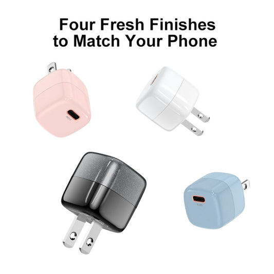 ENKAY APQ-011 Mini PD 20W USB-C / Type-C Port Fast Charger, US Plug(White) by ENKAY