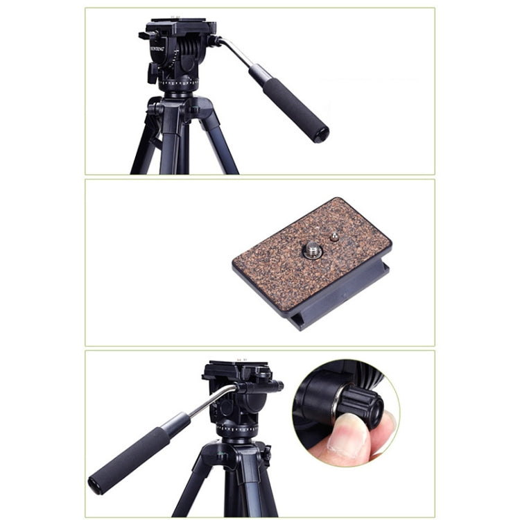 YUNTENG 860 Aluminum Tripod Mount with Fluid Drag Damping Ballhead - Camera Accessories by buy2fix | Online Shopping UK | buy2fix