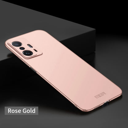 For Xiaomi Mi 11T / 11T Pro MOFI Frosted PC Ultra-thin Hard Phone Case(Rose gold) - Xiaomi Cases by MOFI | Online Shopping UK | buy2fix