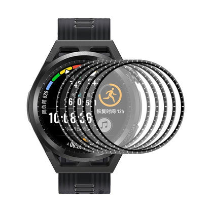 5 PCS For Huawei Watch GT Runner 46mm ENKAY Hat-Prince 3D Full Coverage Soft PC Curved Edge + PMMA HD Screen Protector Film by ENKAY