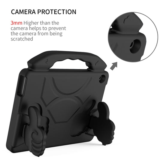 For Lenovo Tab M10 HD 10.1 TB-X505F/X505N EVA Shockproof Tablet Case with Thumb Bracket(Black) by buy2fix