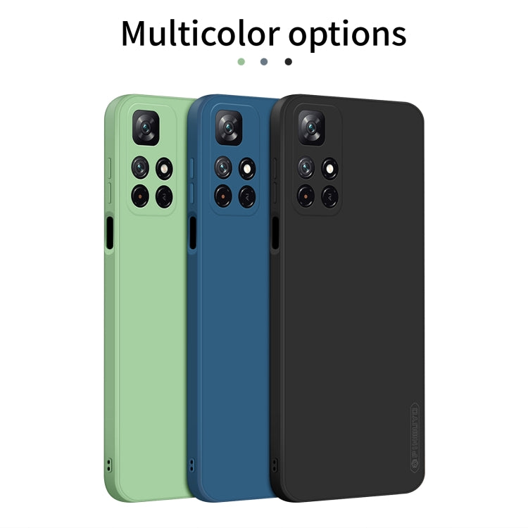 For Xiaomi Redmi Note 11 / Poco M4 Pro 5G PINWUYO Liquid Silicone TPU Phone Case(Green) - Xiaomi Accessories by PINWUYO | Online Shopping UK | buy2fix