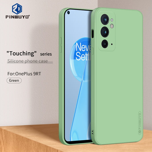 For OnePlus 9RT 5G PINWUYO Liquid Silicone TPU Phone Case(Green) by PINWUYO