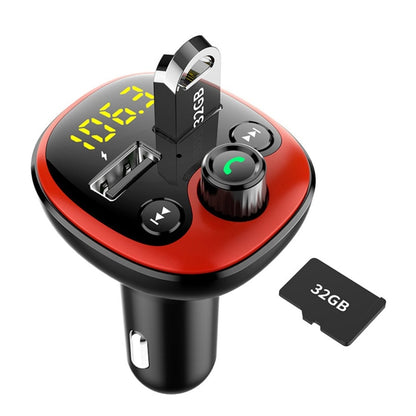 BT21 Car Bluetooth FM Transmitter MP3 Player Wireless FM Transmitter Quick Charger - In Car by buy2fix | Online Shopping UK | buy2fix