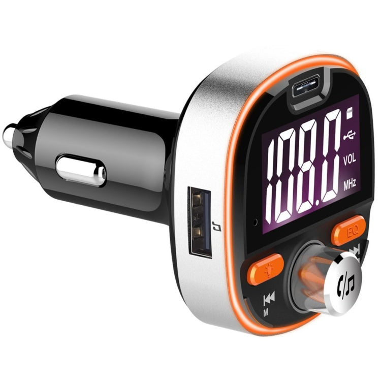 BC53 Wireless Car MP3 Player 5.0 FM Transmitter Colored Ambient Lights Hands-free Car Charger - In Car by buy2fix | Online Shopping UK | buy2fix