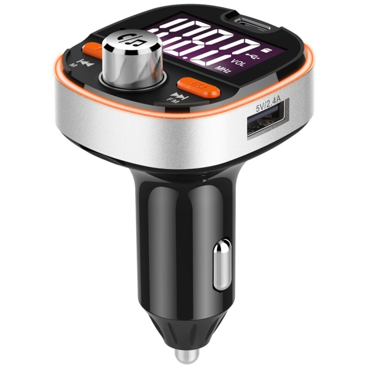 BC53 Wireless Car MP3 Player 5.0 FM Transmitter Colored Ambient Lights Hands-free Car Charger - In Car by buy2fix | Online Shopping UK | buy2fix