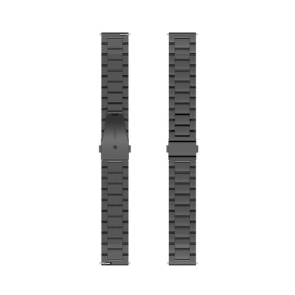 For Huawei Watch GT Runner / Watch GT 3 46mm Three Bead Stainless Steel Watch Band (Silver) by buy2fix