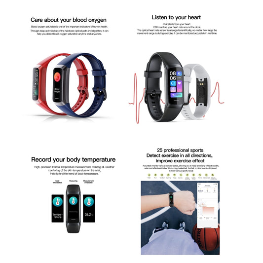 C60 IP67 Waterproof 1.1 inch Smart Fitness Band(Pink) by buy2fix