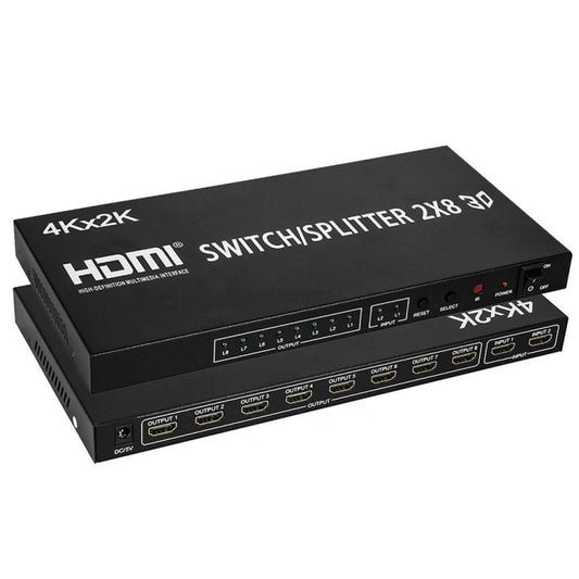 HDMI 2-in-8 Full HD 4K x 2K Video Switch by buy2fix