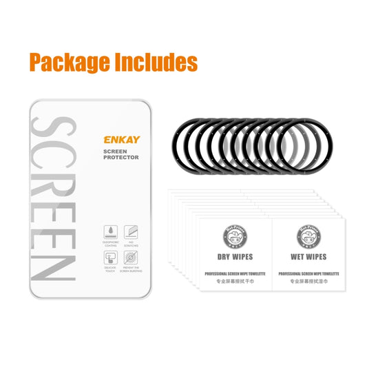 10 PCS For Garmin Venu 2 Plus ENKAY Hat-Prince 3D Full Coverage Soft PC Edge + PMMA HD Protector Film by ENKAY