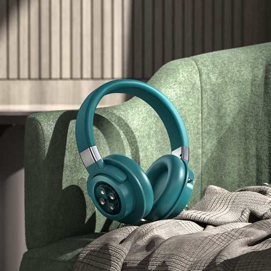 A51 USB Charging Wireless Bluetooth HIFI Stereo Headset with Mic(Green) by buy2fix