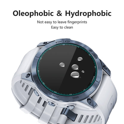 2 PCS For Garmin Fenix 7X ENKAY 0.2mm 9H Tempered Glass Screen Protector Watch Film by ENKAY