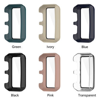 For Huawei Watch D Shockproof PC Protective Case With Tempered Glass Film(Black) by buy2fix