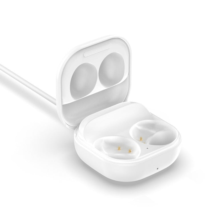 2 PCS For Samsung Galaxy Buds2 SM-177 Wireless Earphone Charging Box(White) - Samsung Earphone Case by buy2fix | Online Shopping UK | buy2fix