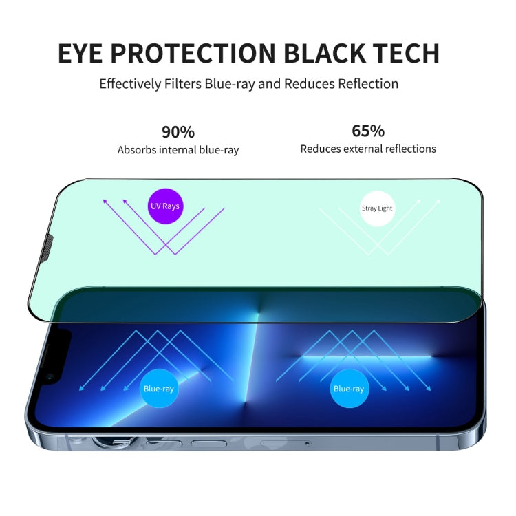 For iPhone 13 / 13 Pro ENKAY Quick Stick Eye-protection Tempered Glass Film - Apple Accessories by ENKAY | Online Shopping UK | buy2fix