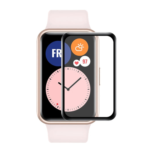 1 PC ENKAY 3D Full Coverage Soft PC Edge + PMMA HD Screen Protector Film For Huawei Watch Fit